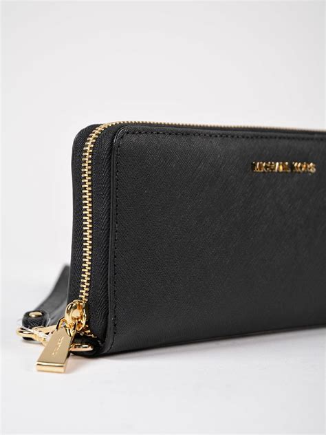 michael kors black women wallet|Michael Kors clearance wallets.